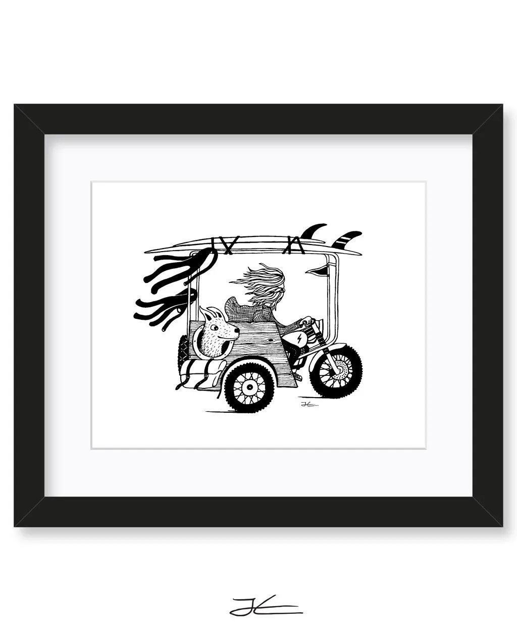 On The Road Again - Print/ Framed Print