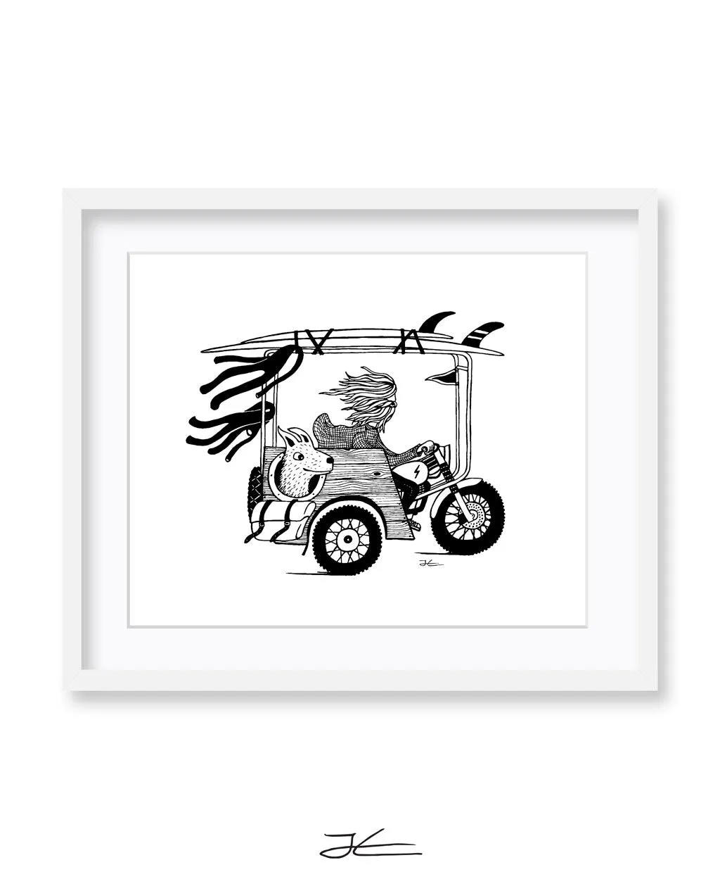 On The Road Again - Print/ Framed Print