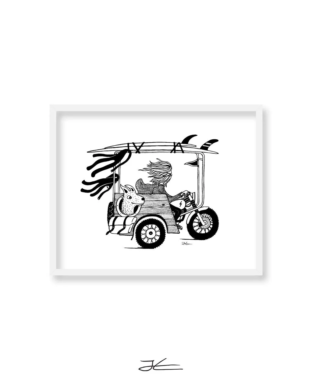 On The Road Again - Print/ Framed Print