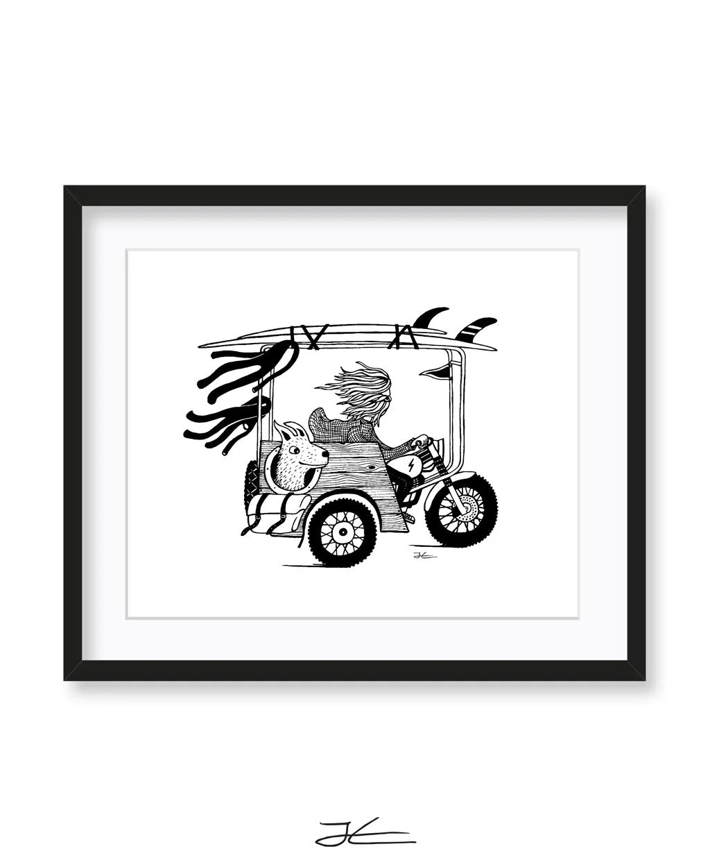 On The Road Again - Print/ Framed Print