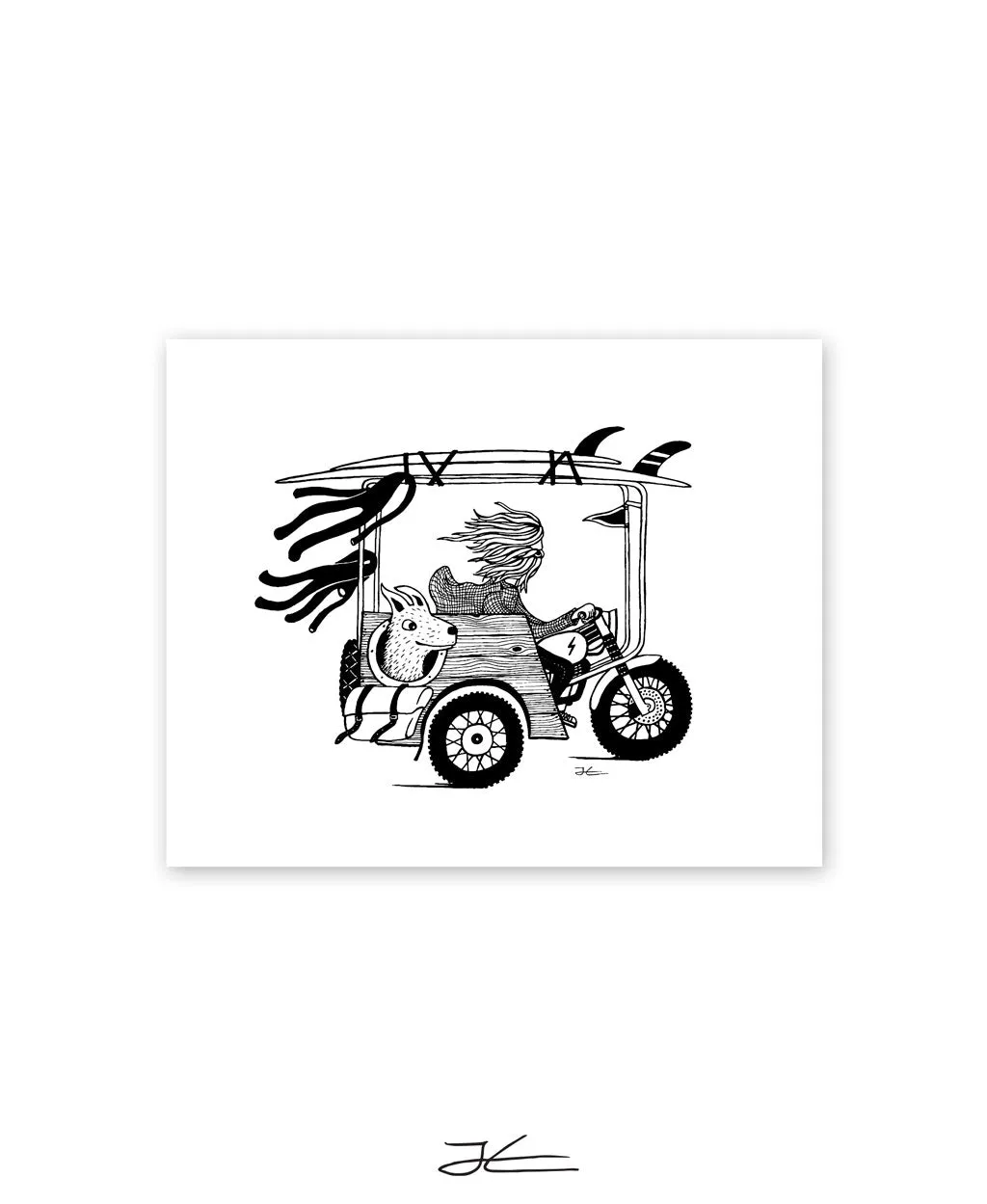 On The Road Again - Print/ Framed Print