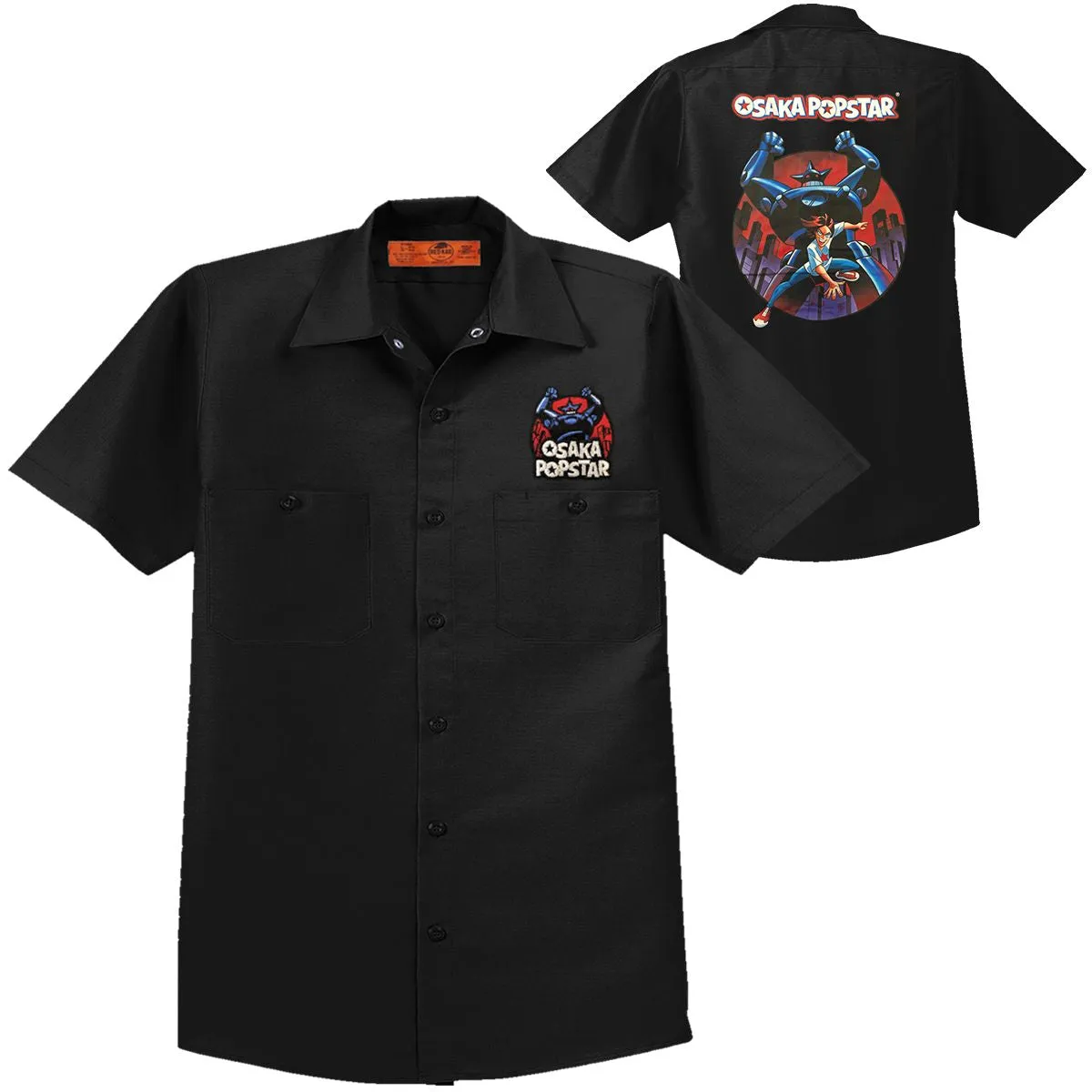 Osaka Popstar “Giant Robot” Embroidered Work Shirt