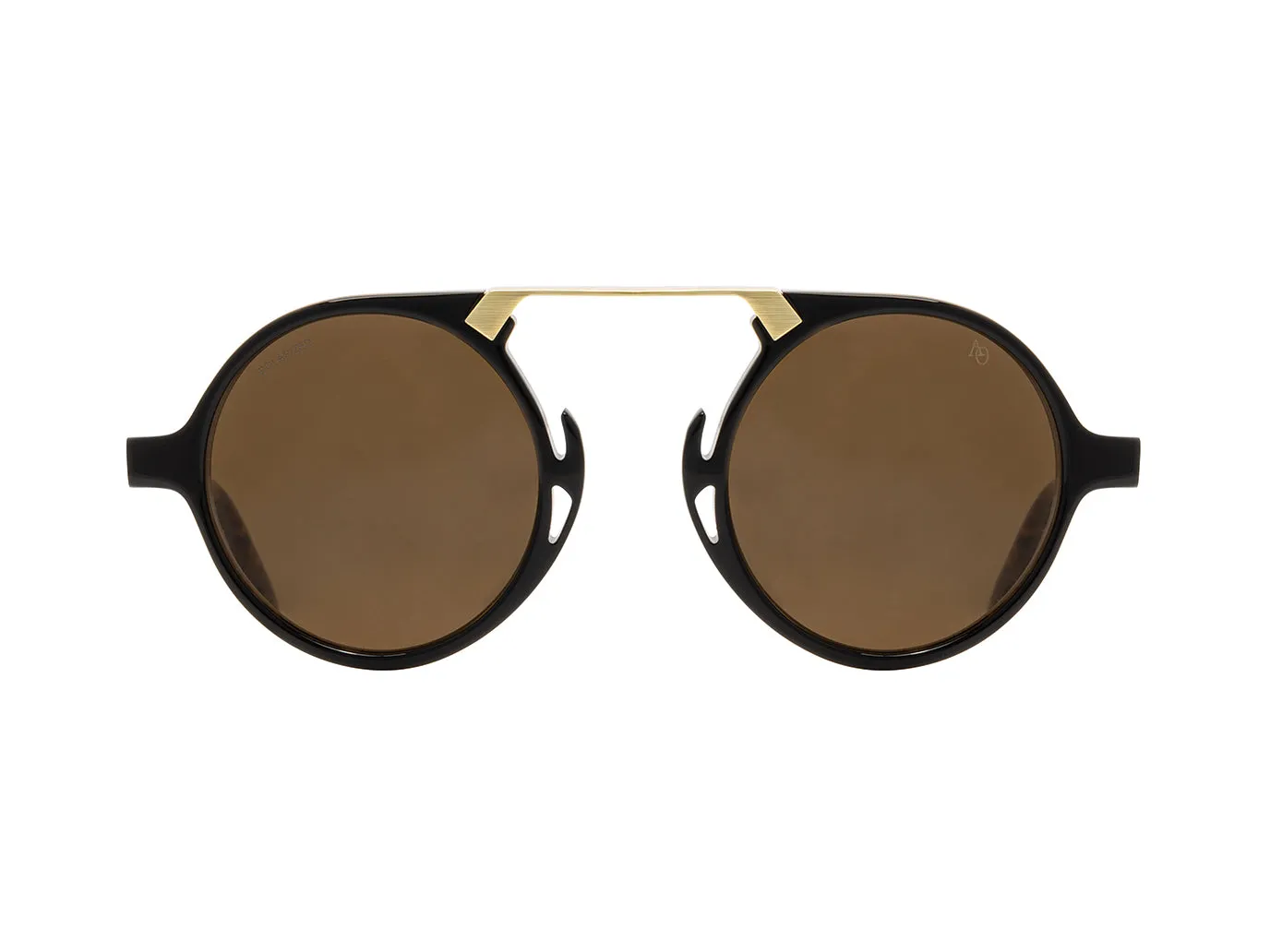 Oxford Black Tortoise & Gold Brown Nylon Lens Polarised