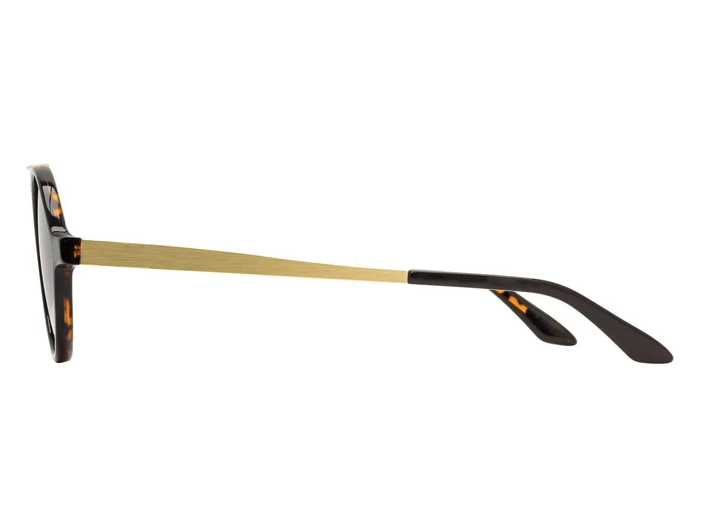 Oxford Black Tortoise & Gold Brown Nylon Lens Polarised