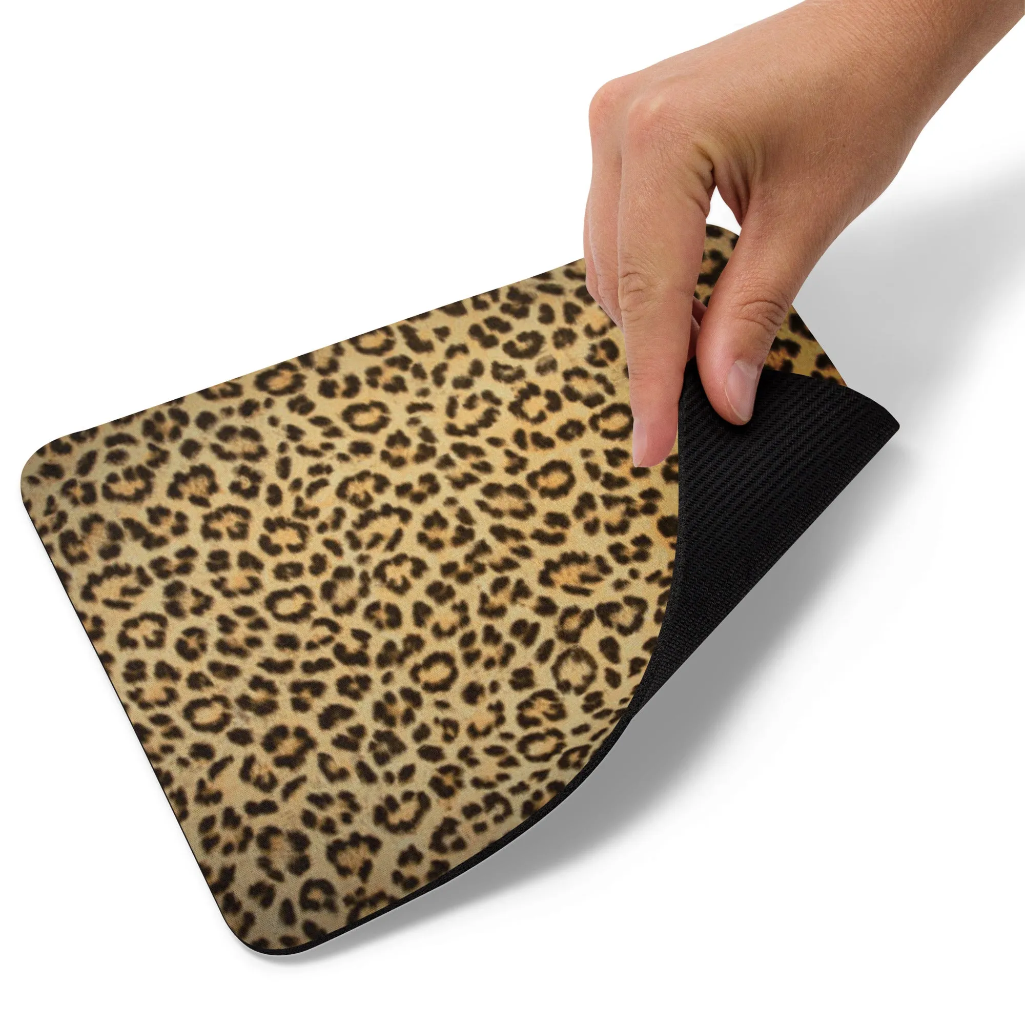 Padded Non-Slip Mousepad - Leopard Pattern