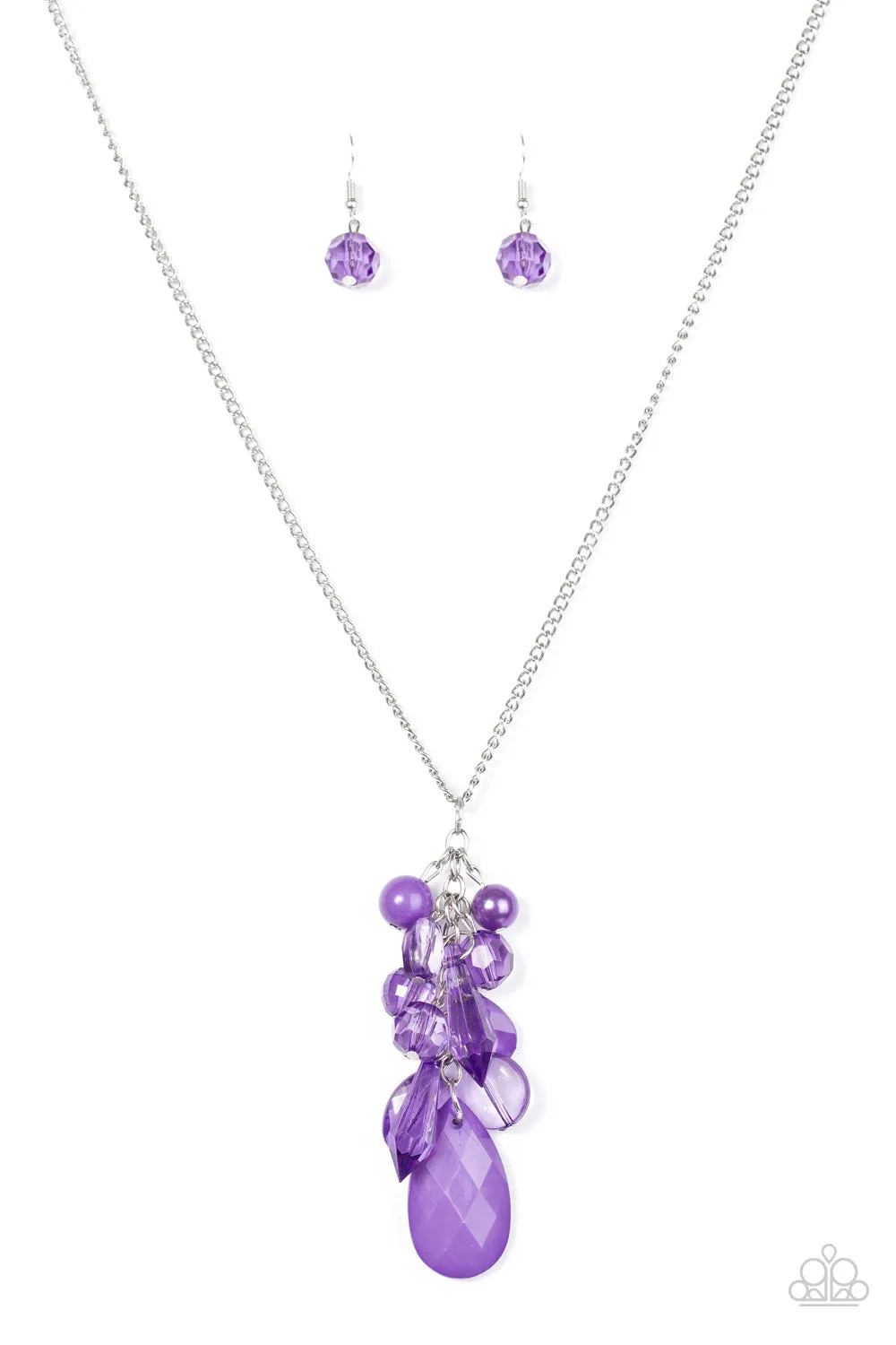 Paparazzi Accessories  - Keepin it Colorful #N92 Peg - Purple Necklace