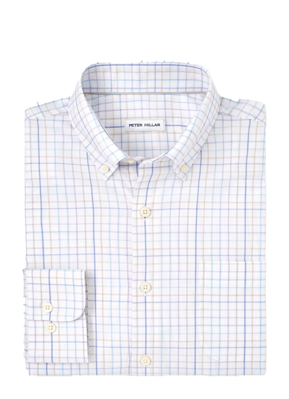 Patten Cotton Stretch Sport Shirt White