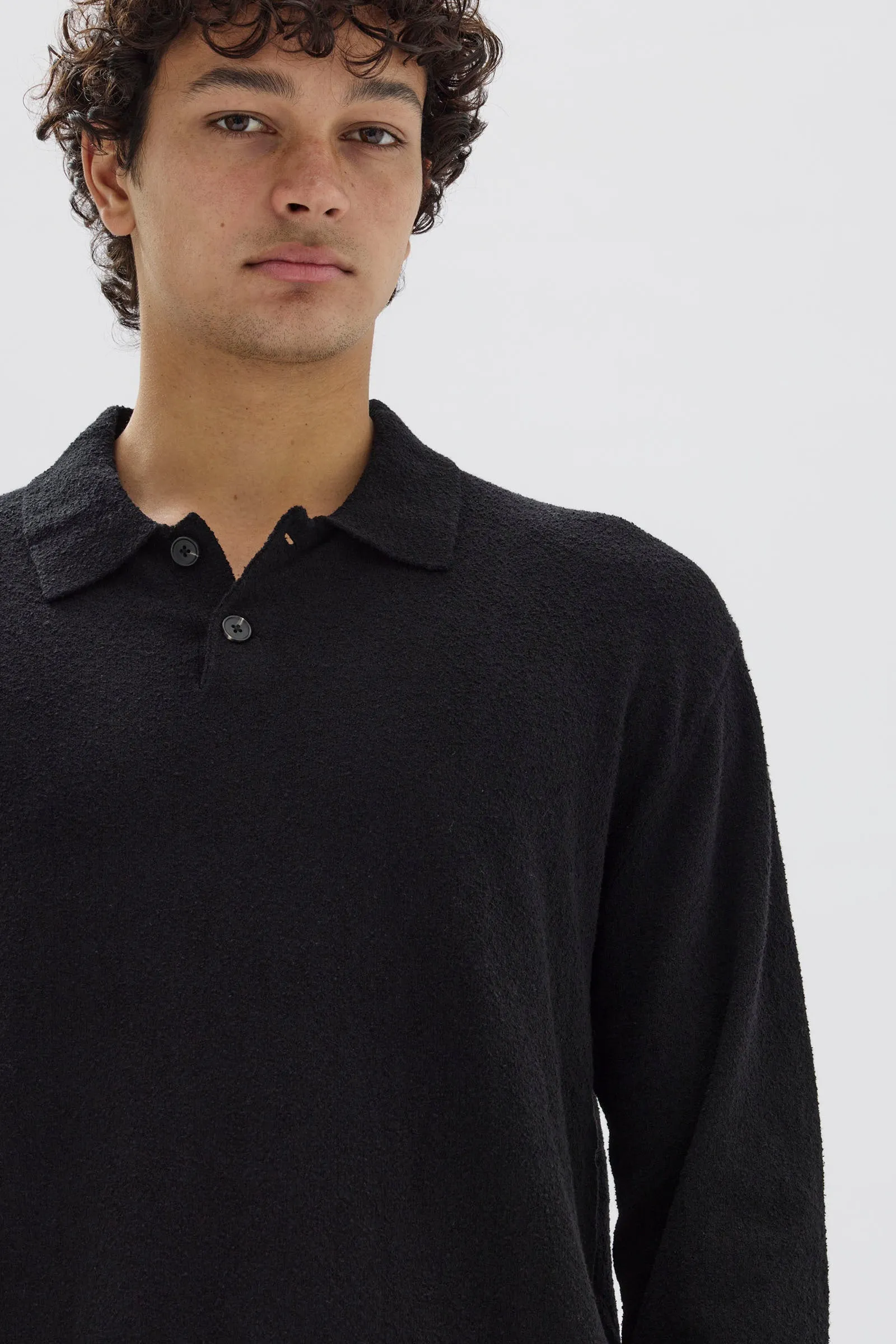 Paul Textured Knit Polo