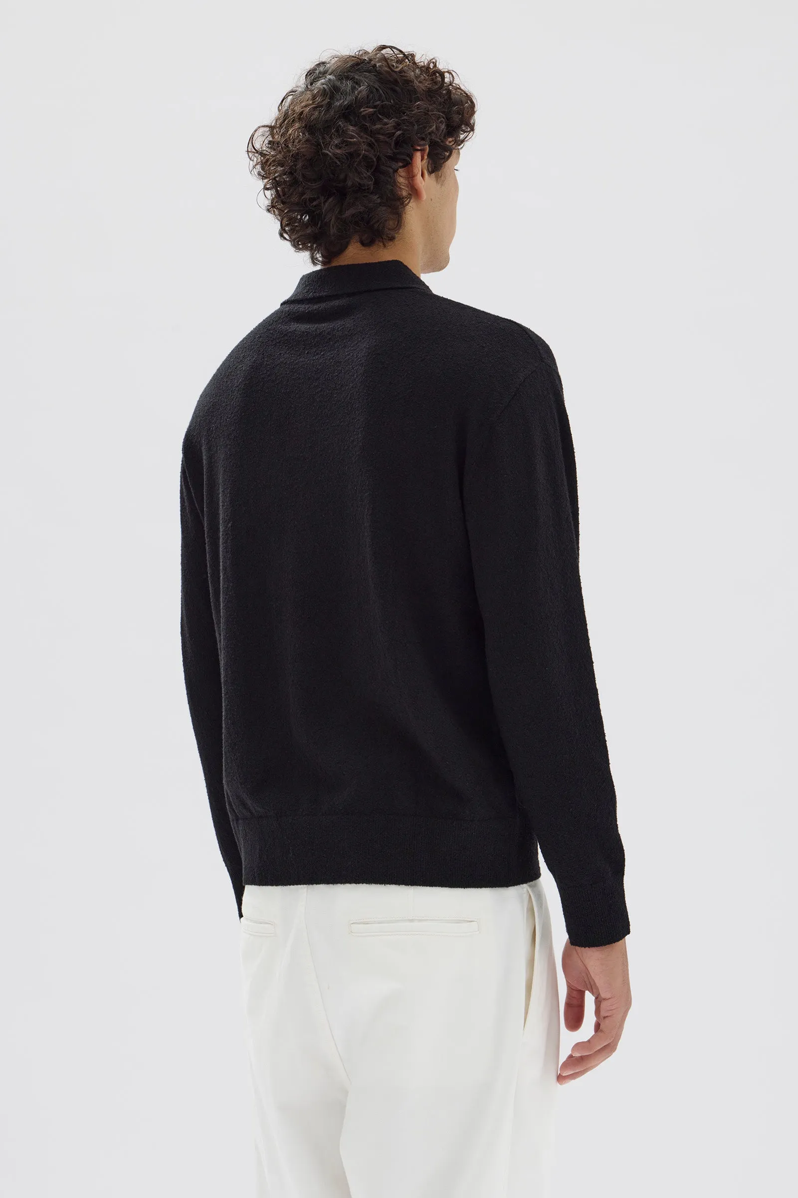 Paul Textured Knit Polo