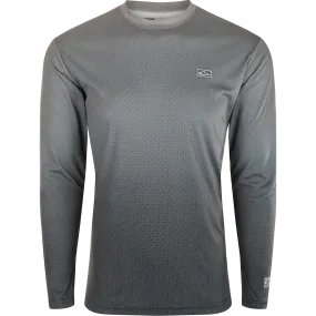 Performance Ombre Dot Long Sleeve Crew