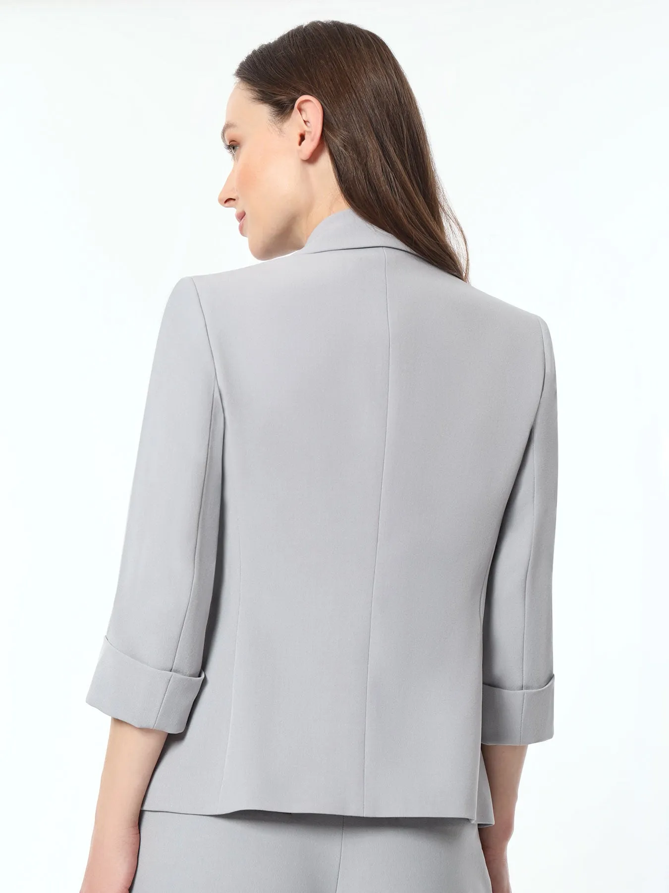 Plus Ava Jacket, Iconic Stretch Crepe