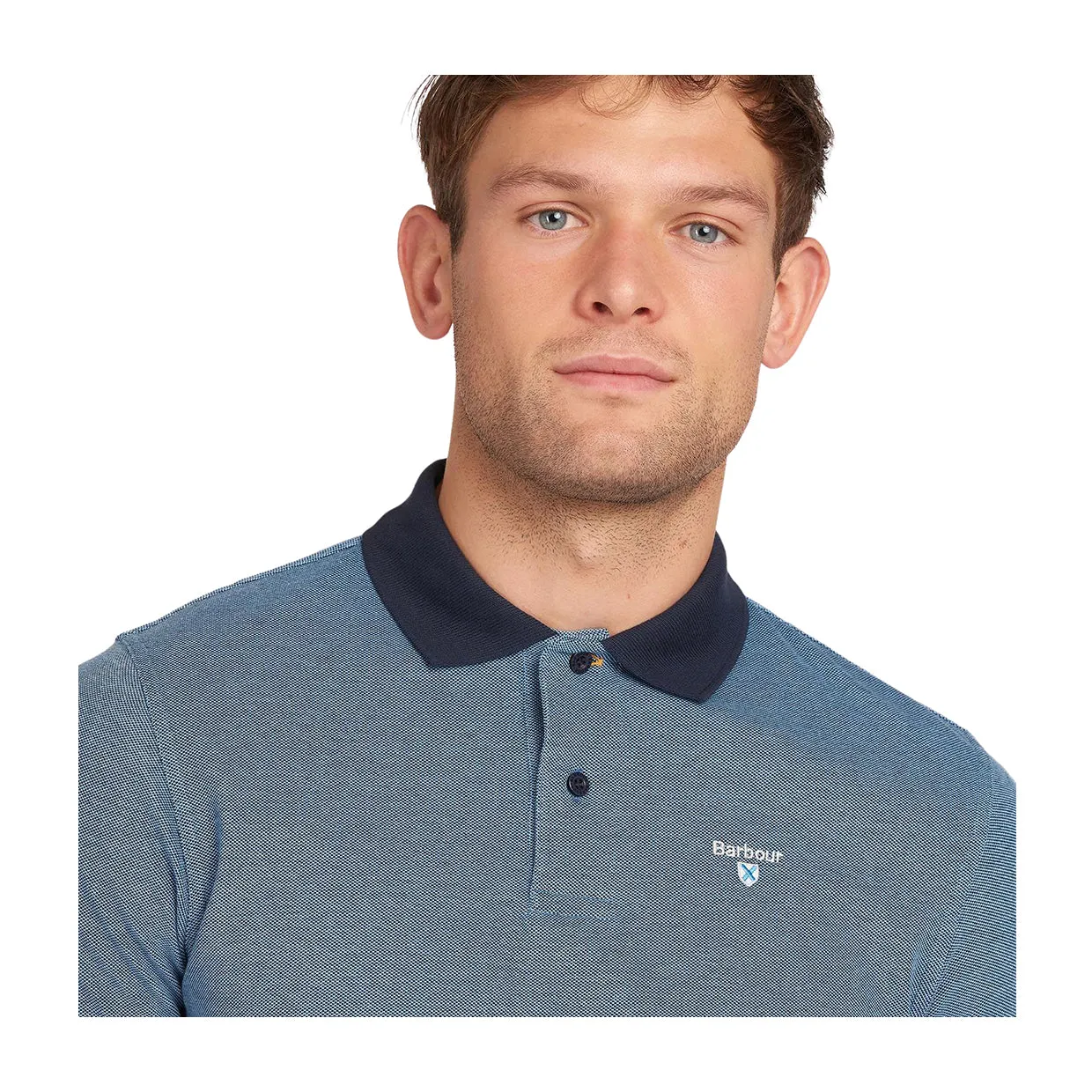 Polo Barbour Sports Polo Mix Azzurro / Blu Navy