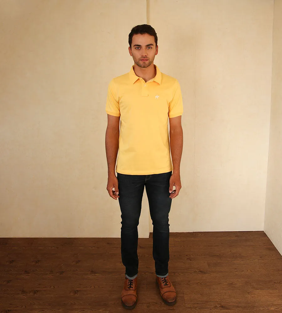 Polo Fondo Entero Amarillo Cremoso Ref. 101030624