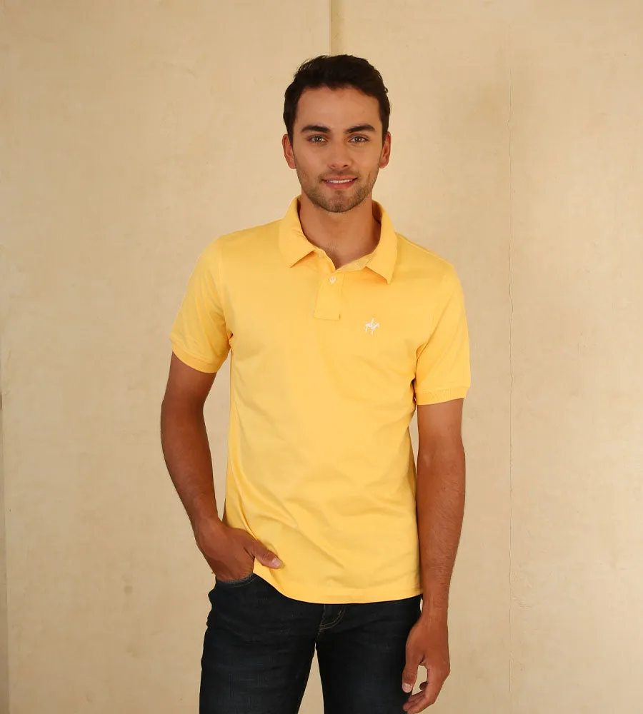 Polo Fondo Entero Amarillo Cremoso Ref. 101030624