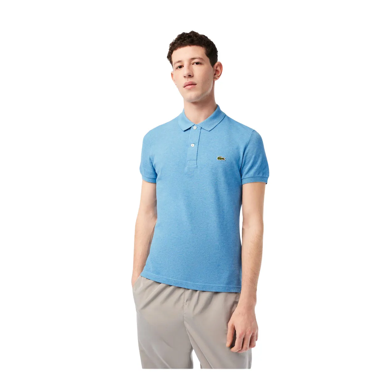 Polo Lacoste Slim Fit Azzurro (KC9)