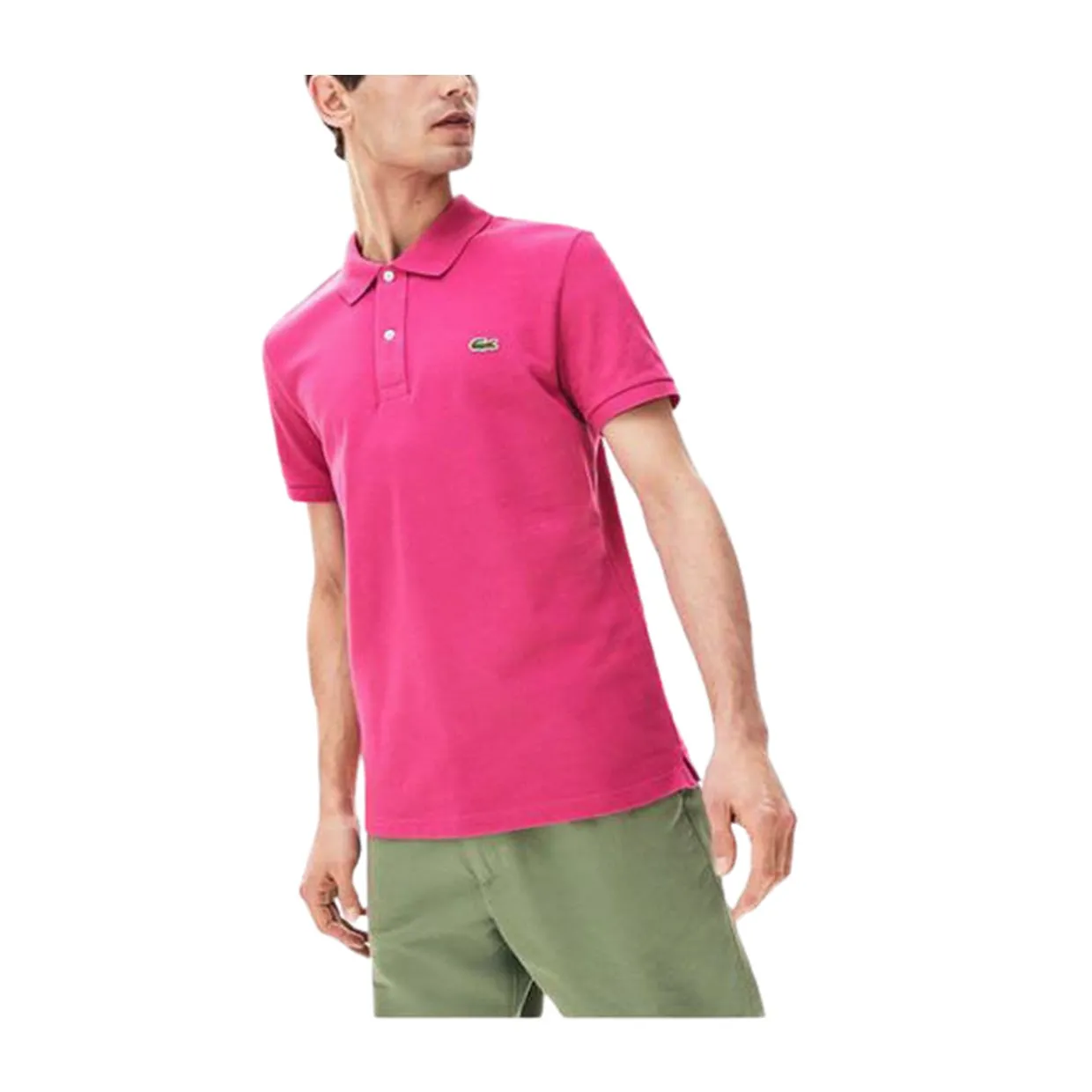 Polo Lacoste Slim Fit Rosa Fucsia