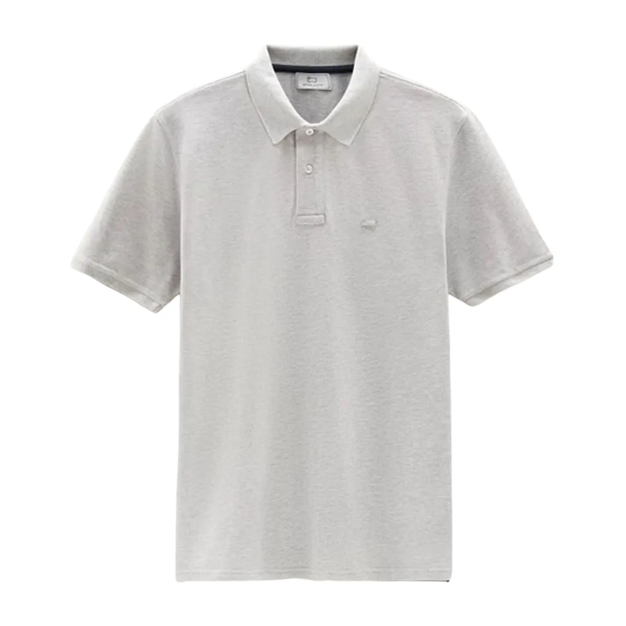 Polo Uomo Woolrich American Grigio Melange