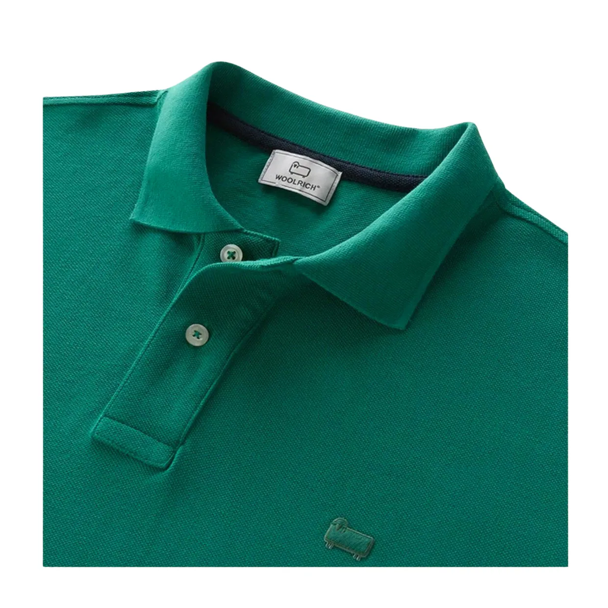 Polo Uomo Woolrich American Verde