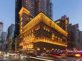 Postcard Carnegie Hall at Night | Retro Collection