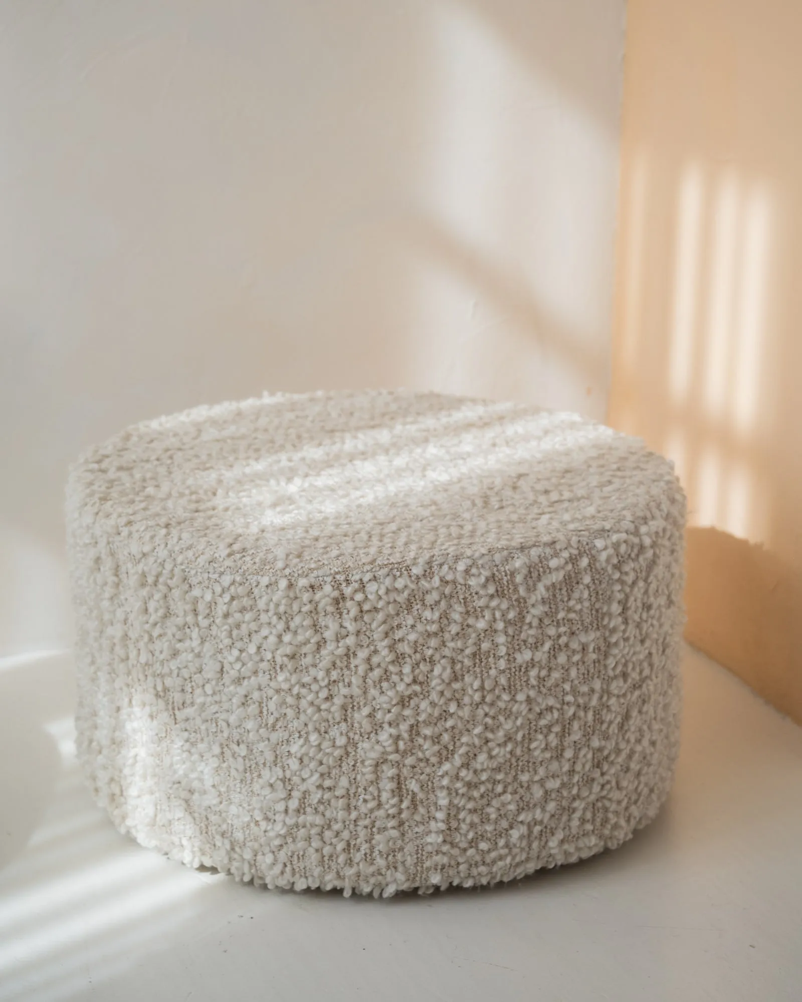 Pouf Vita Bouclé Off-White