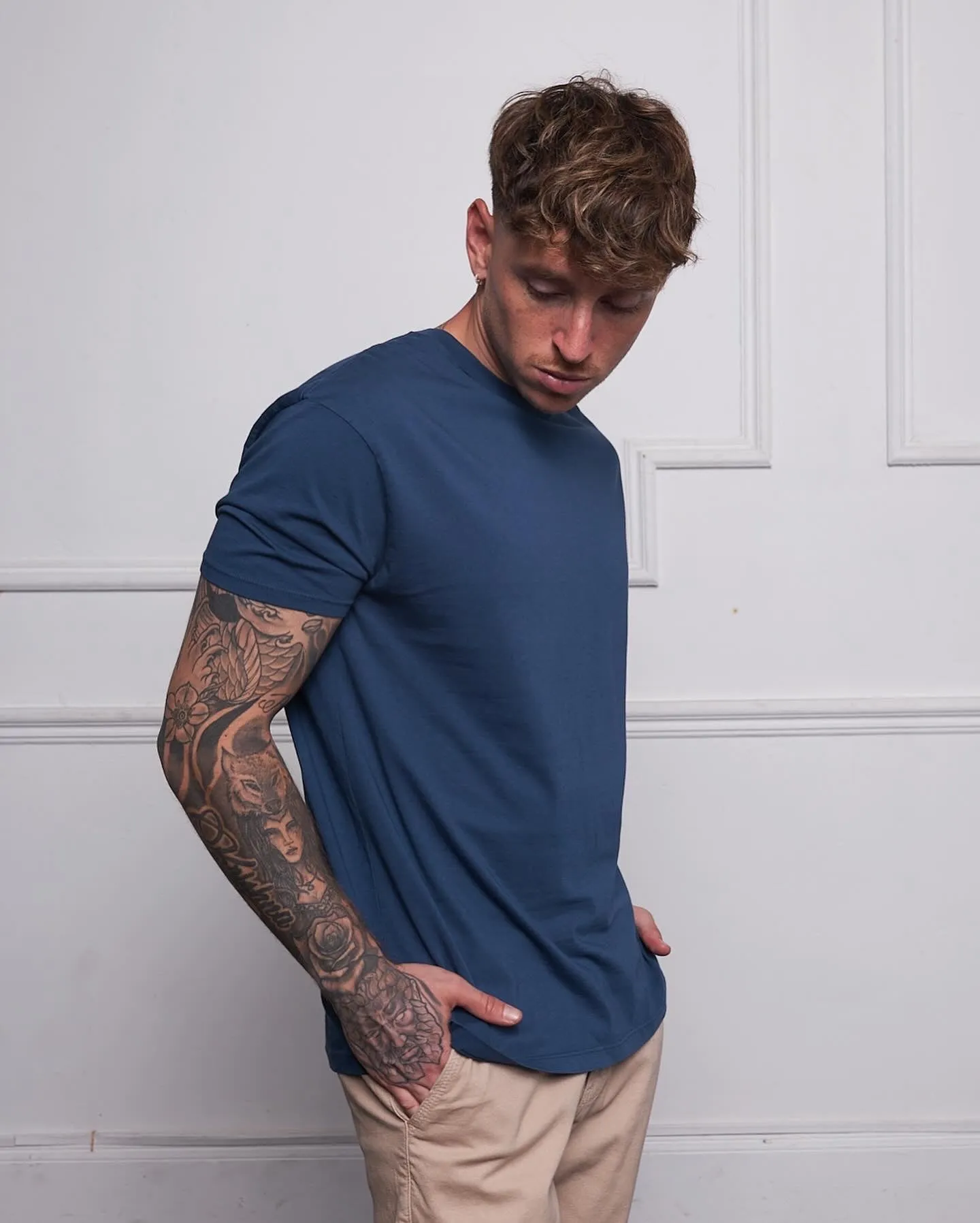 Premium Pima SS24 Tee - Bluewing Teal