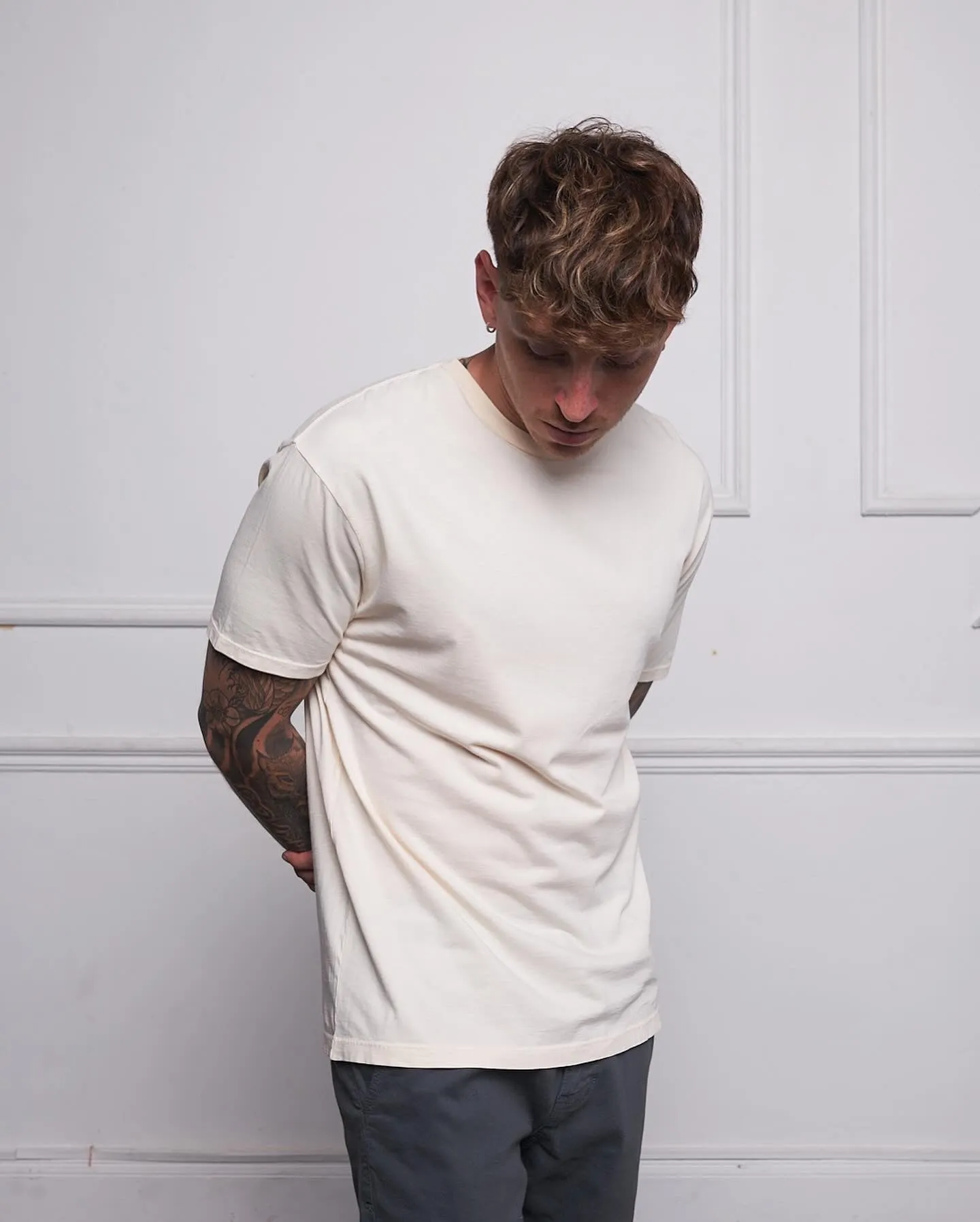 Premium Pima SS24 Tee - Buttercream