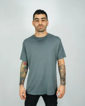 Premium Pima Tee - Steel Gray