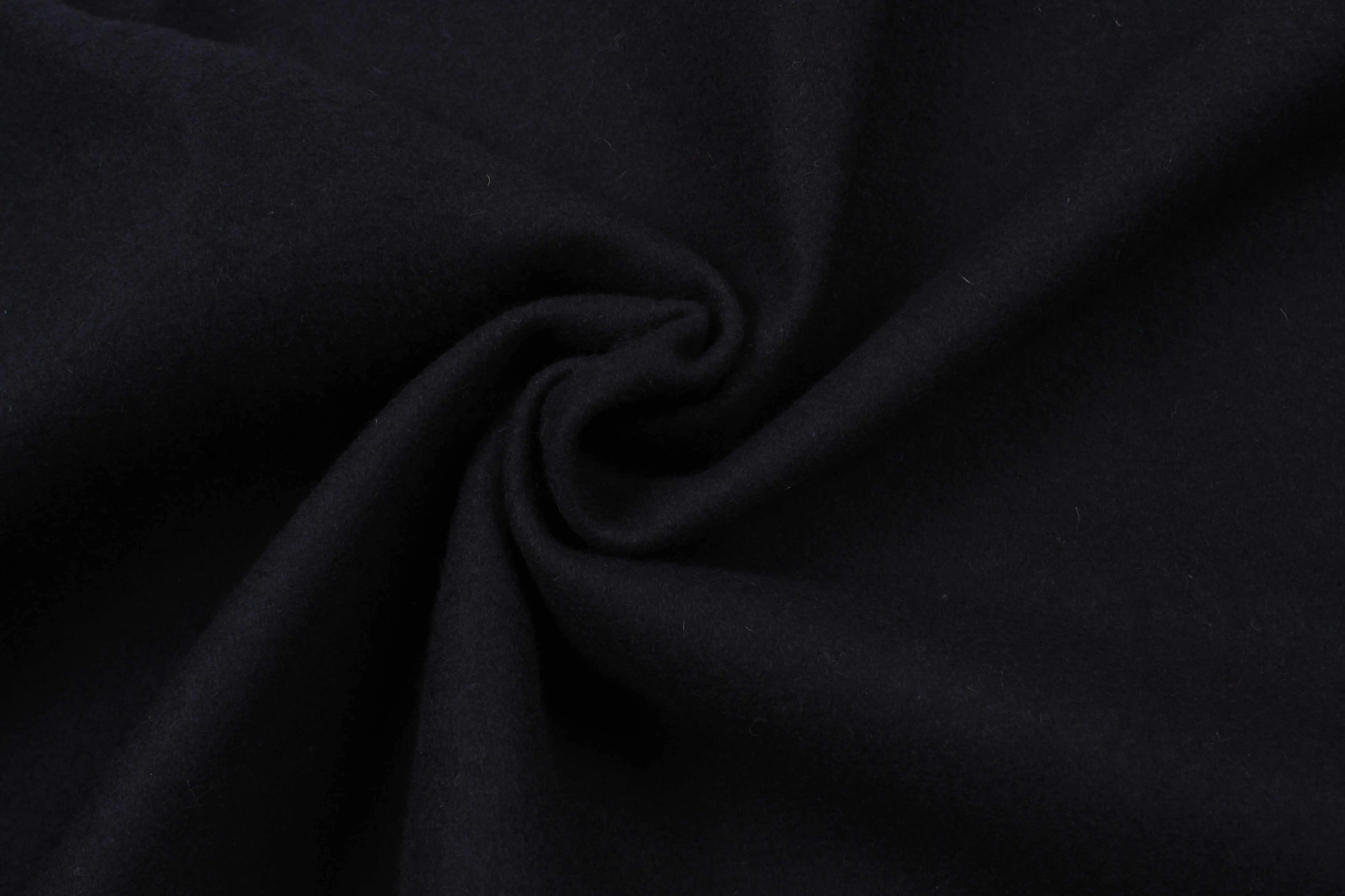 Premium Wool Blend for Coats - Navy