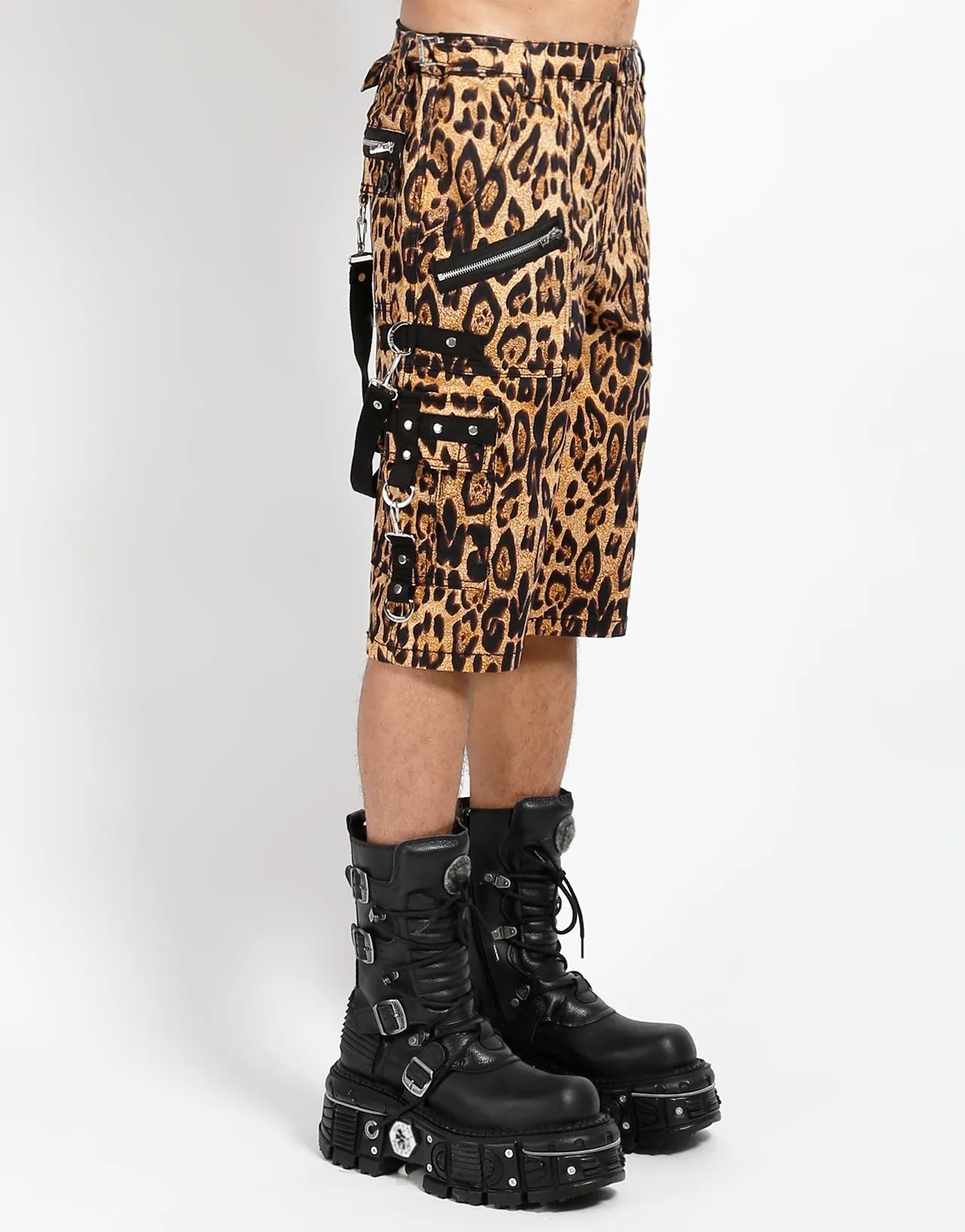 PUNK SHORT NAT LEOPARD