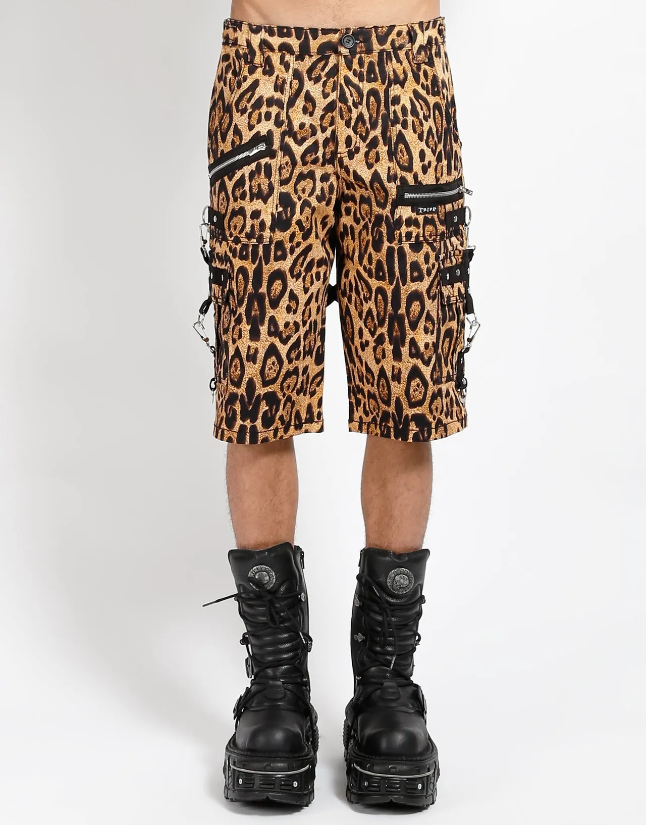 PUNK SHORT NAT LEOPARD