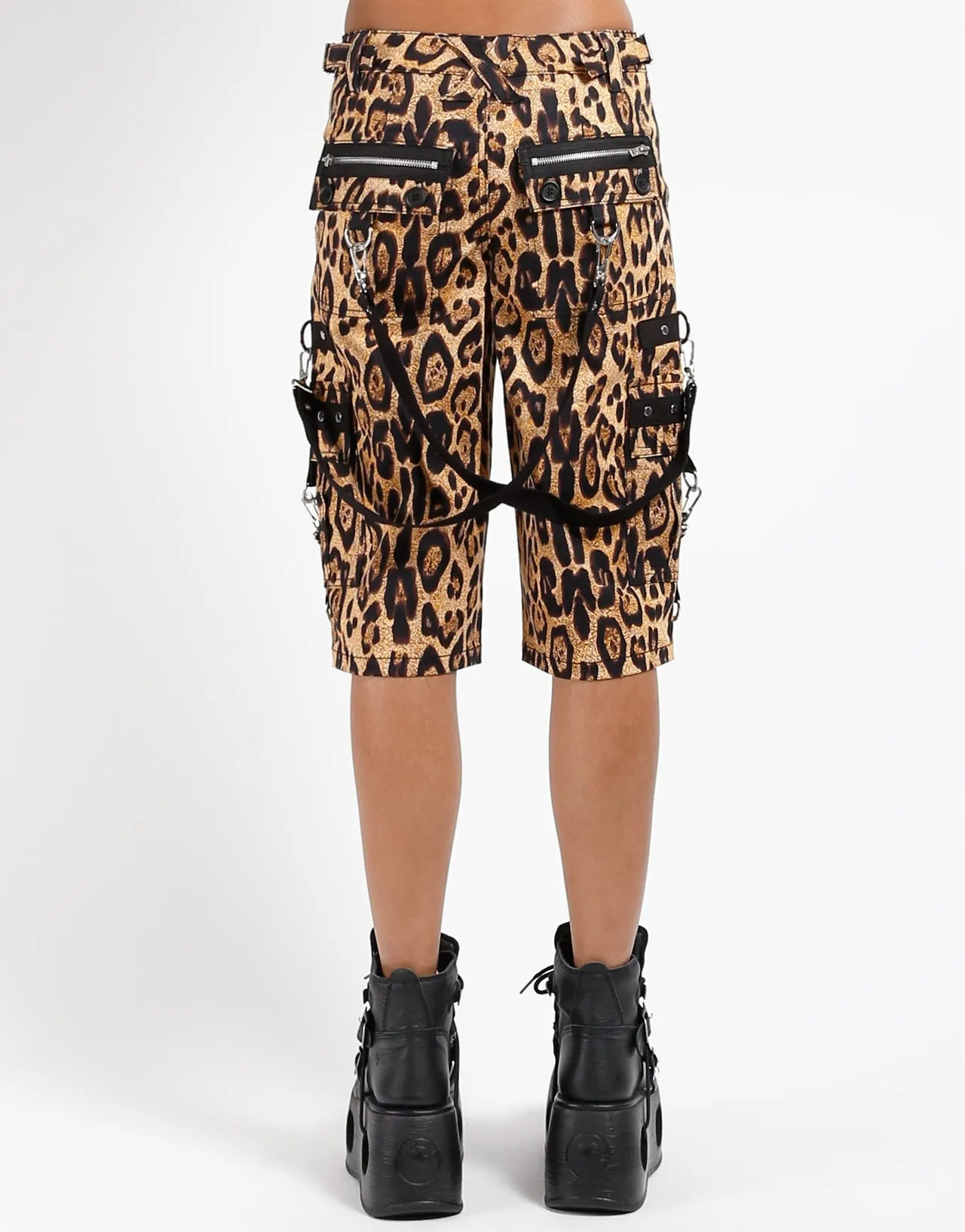 PUNK SHORT NAT LEOPARD