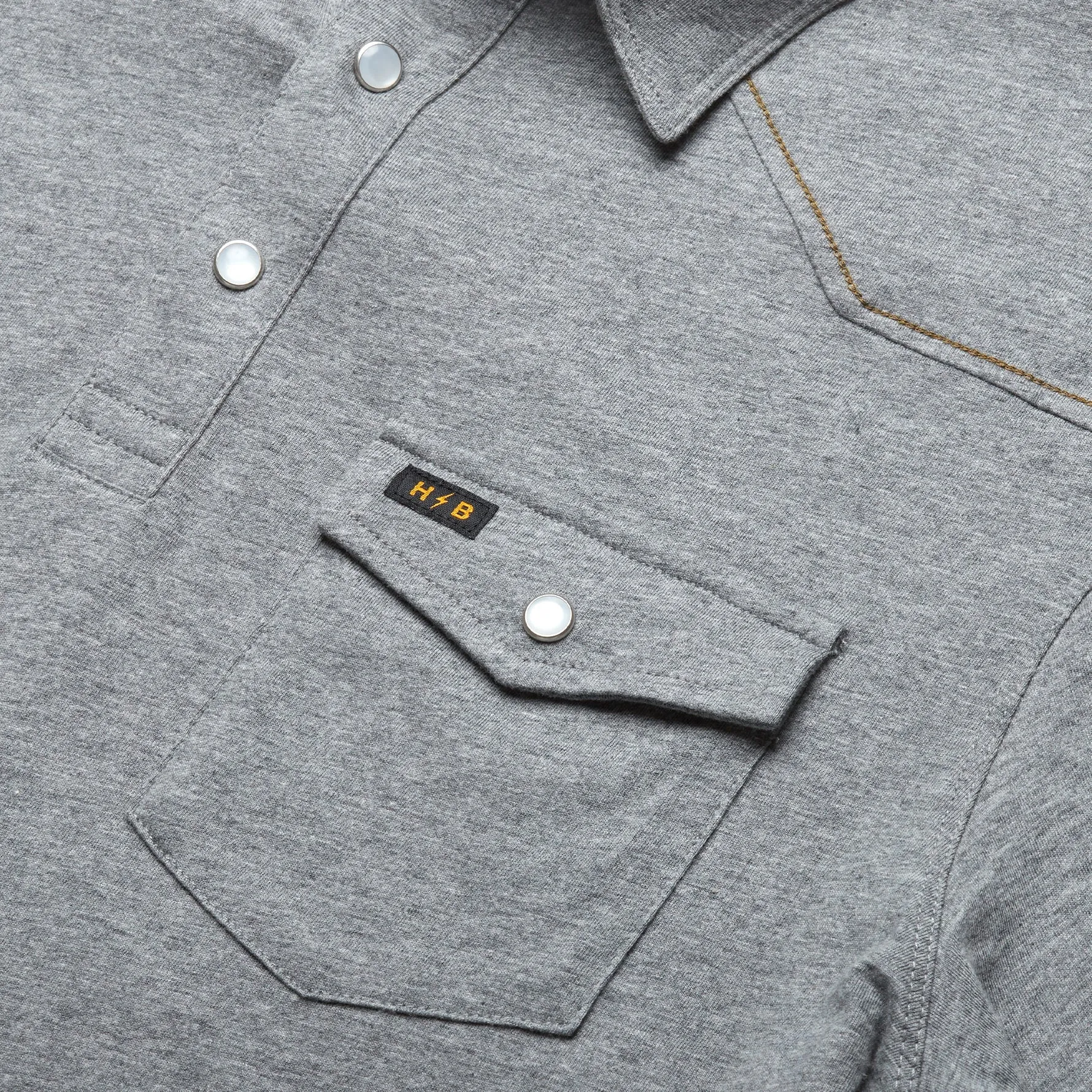 Ranchero Polo - Deep Grey Heather