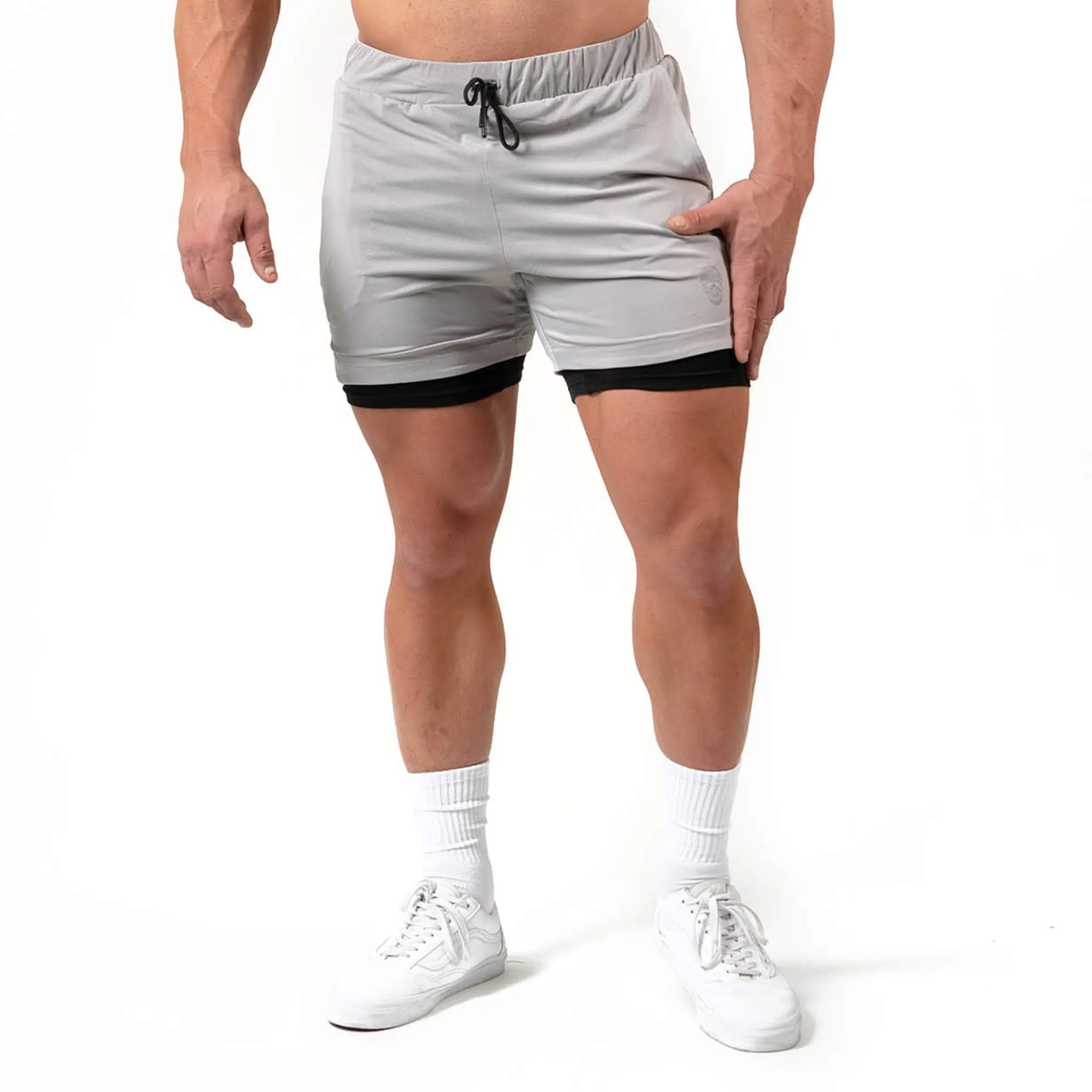 React Training Shorts - Slate