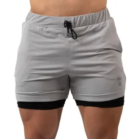 React Training Shorts - Slate