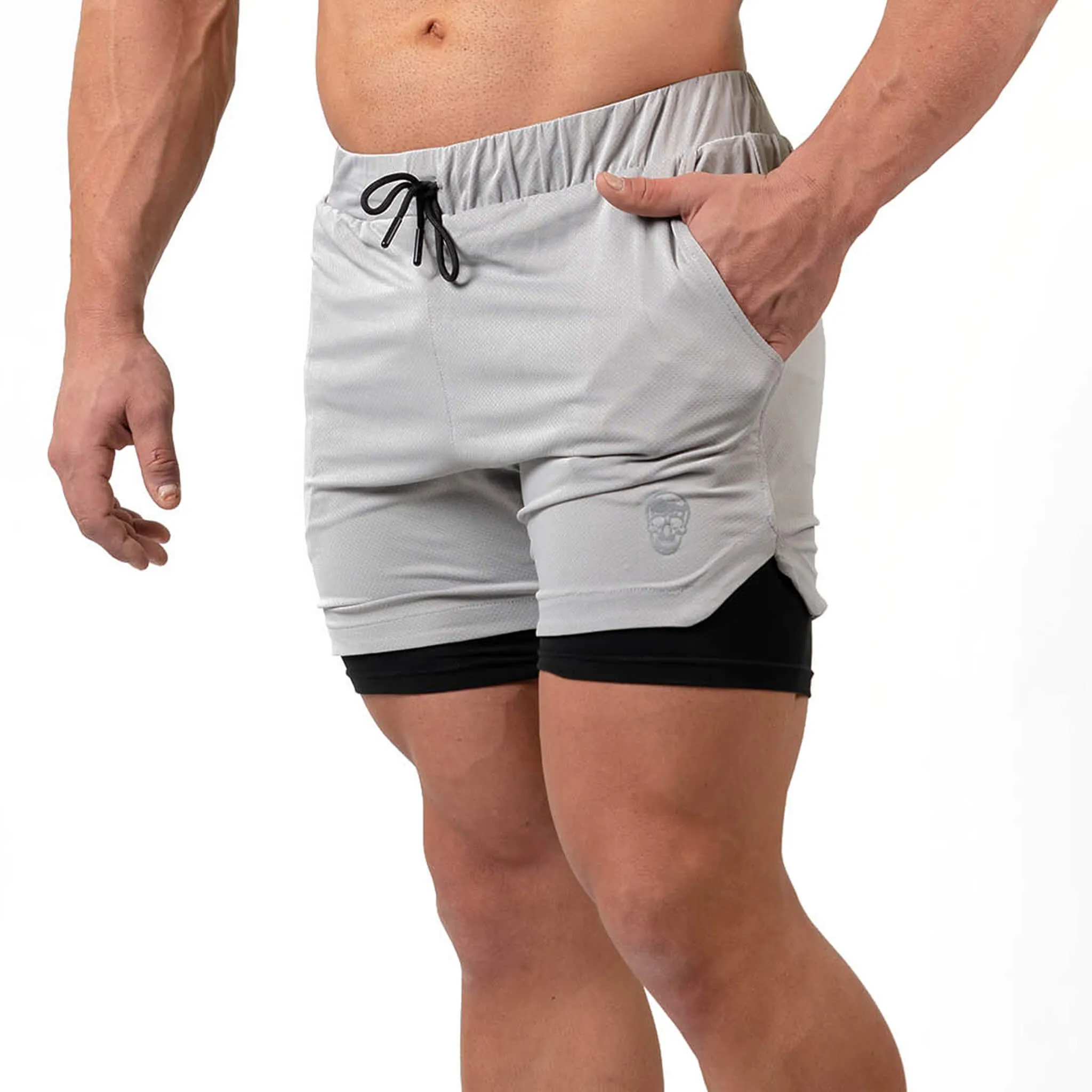 React Training Shorts - Slate