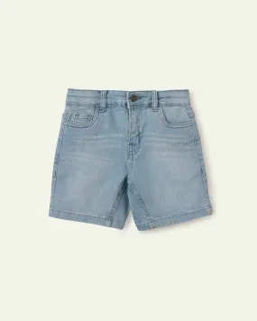 Regular Fit Denim Shorts