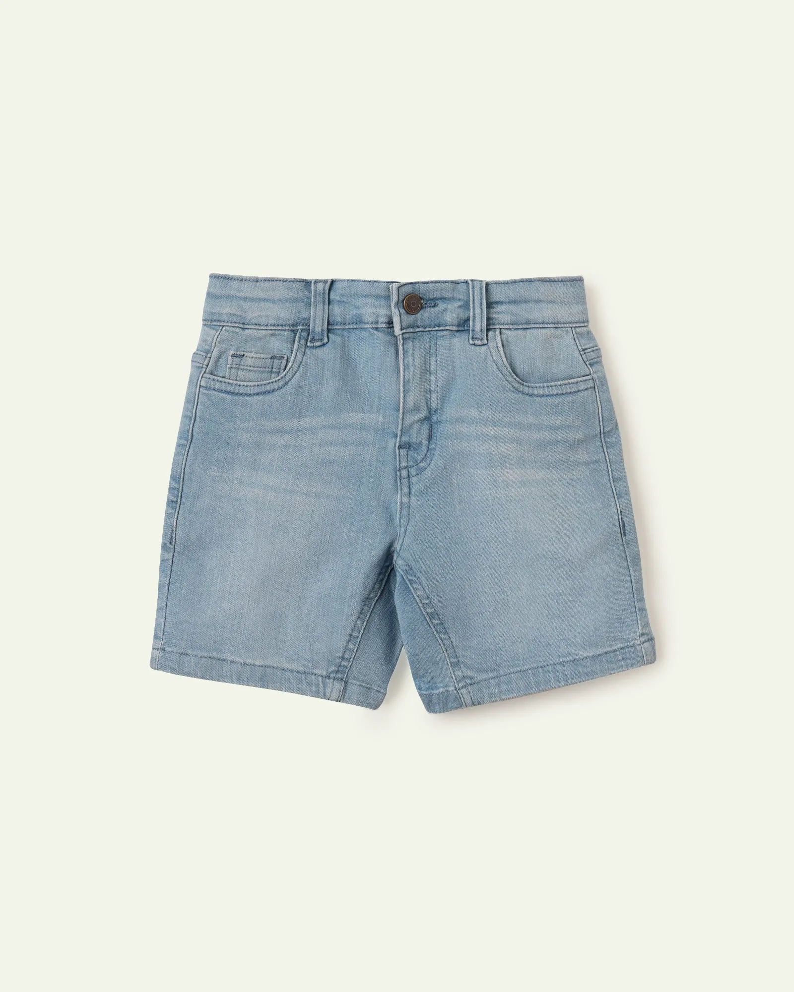 Regular Fit Denim Shorts