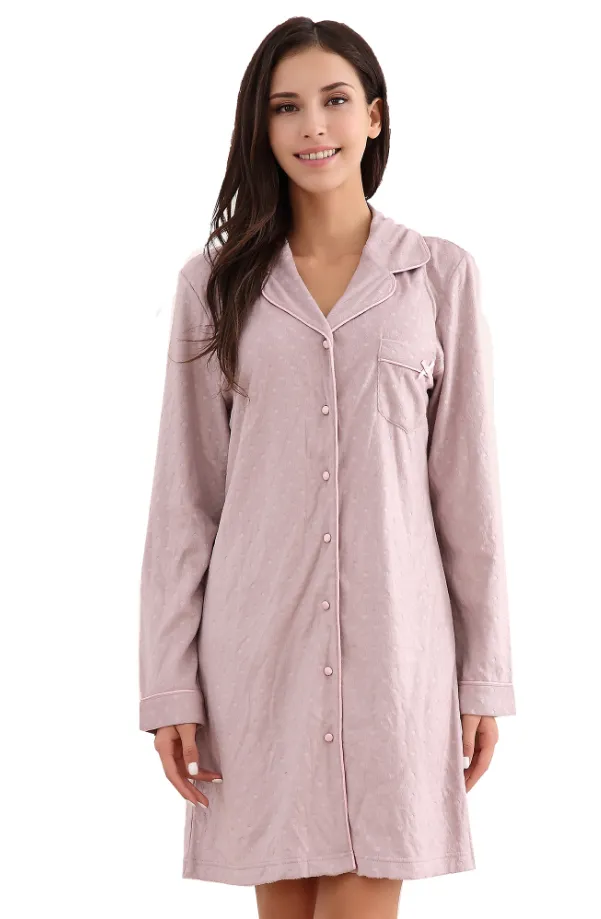 Richie House Ladies Sexy Long Sleeve Pajama Dressing Gown Lingerie Robe RHW2761