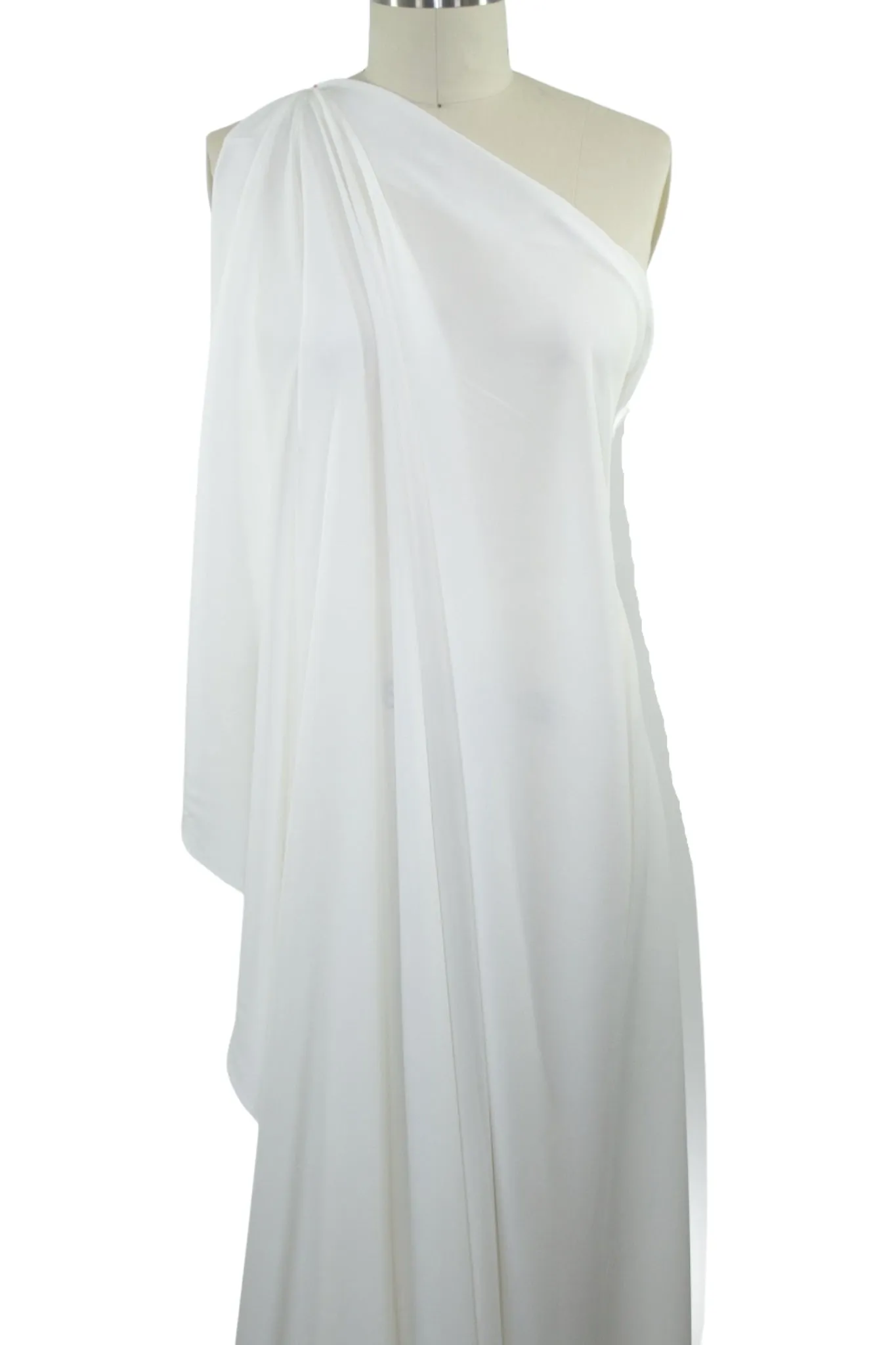 R@ndi R@hm Stretch Silk Crepe de Chine - Silk White