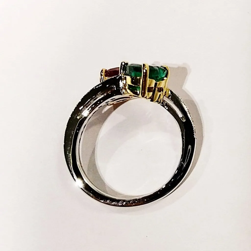 Ruby and Emerald Ring