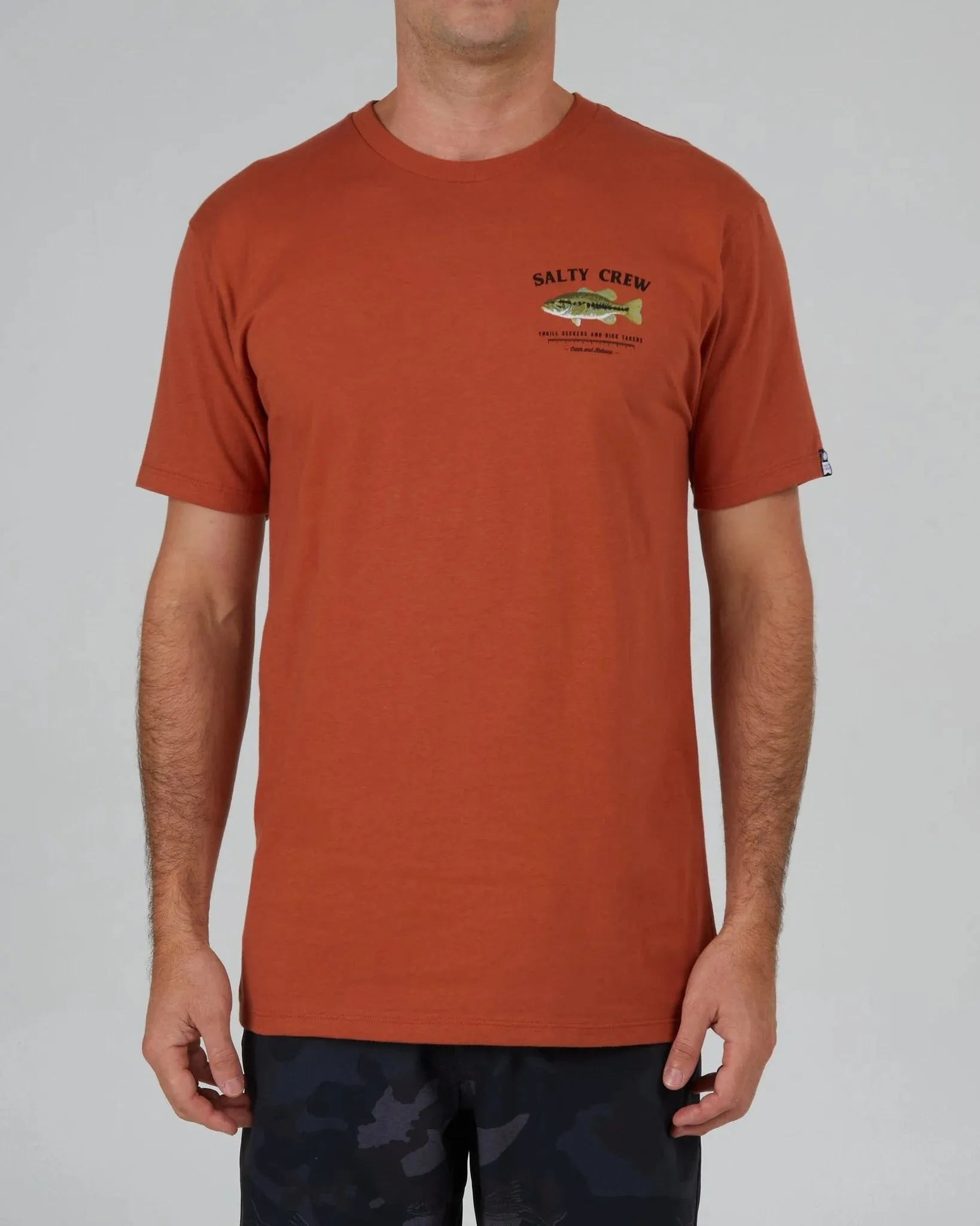 Salty Crew Bigmouth Premium Tee Rust