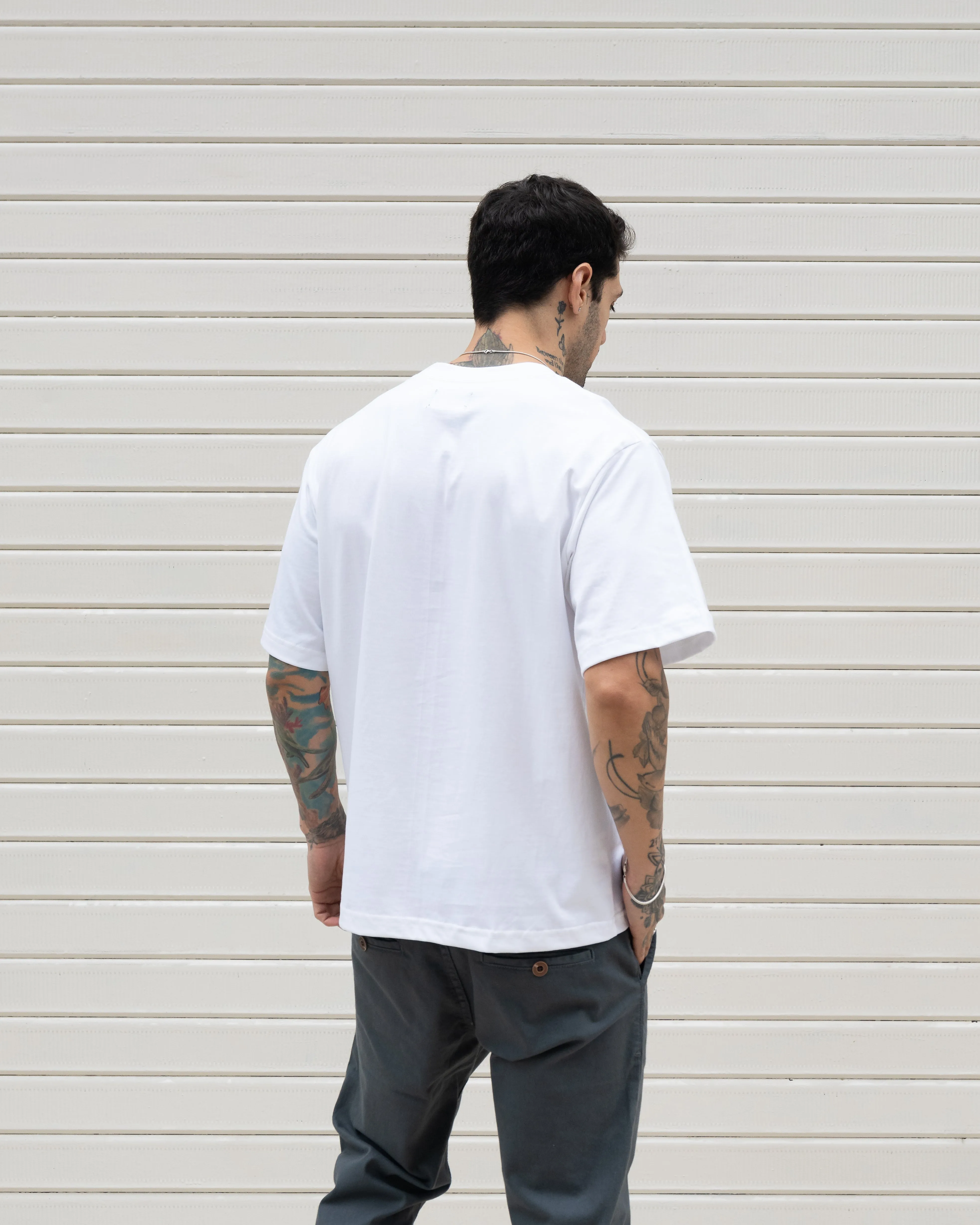 Semi Boxy Tee 20/1 - Blanco