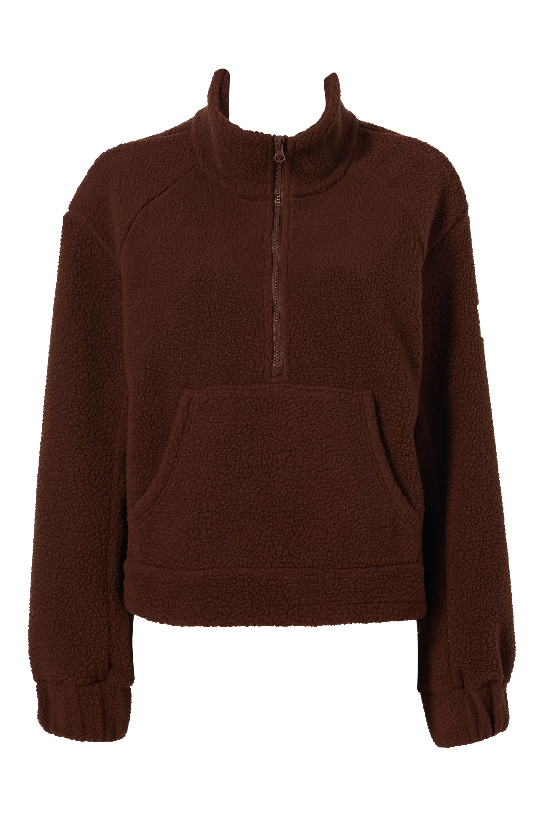 Sherpa Pullover - Downtown Brown