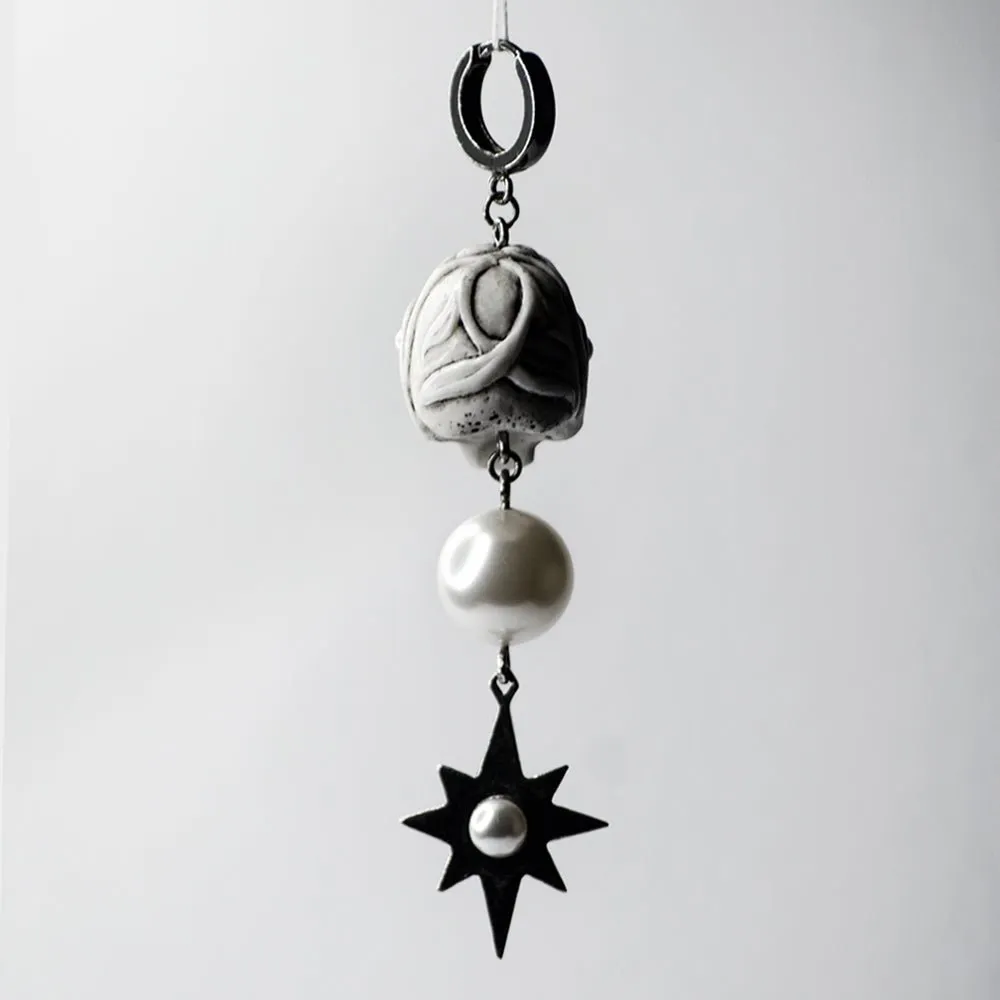 Skull & Star earring