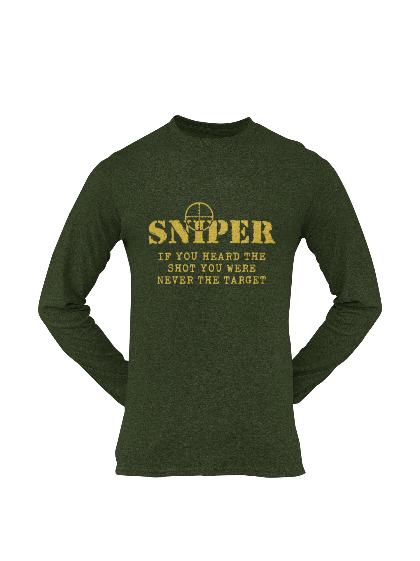 Sniper T-shirt - Sniper, If You Heard The Shot..... (Men)