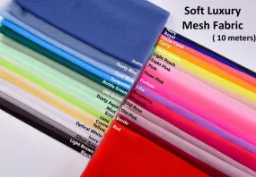 Soft Luxury Tulle / Mesh Fabric - 10 meters pack