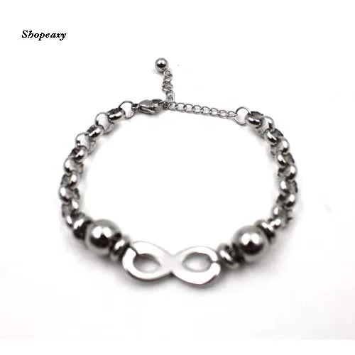 Stainless Steel Infinity Bracelet