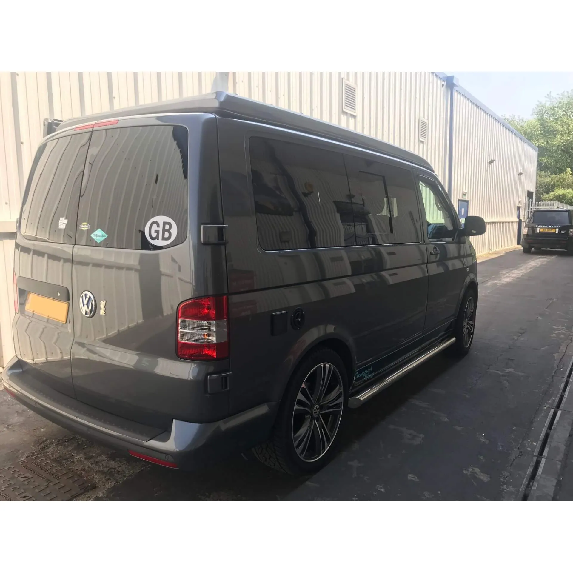 Stainless Steel Side Bars for Volkswagen Transporter T6 SWB