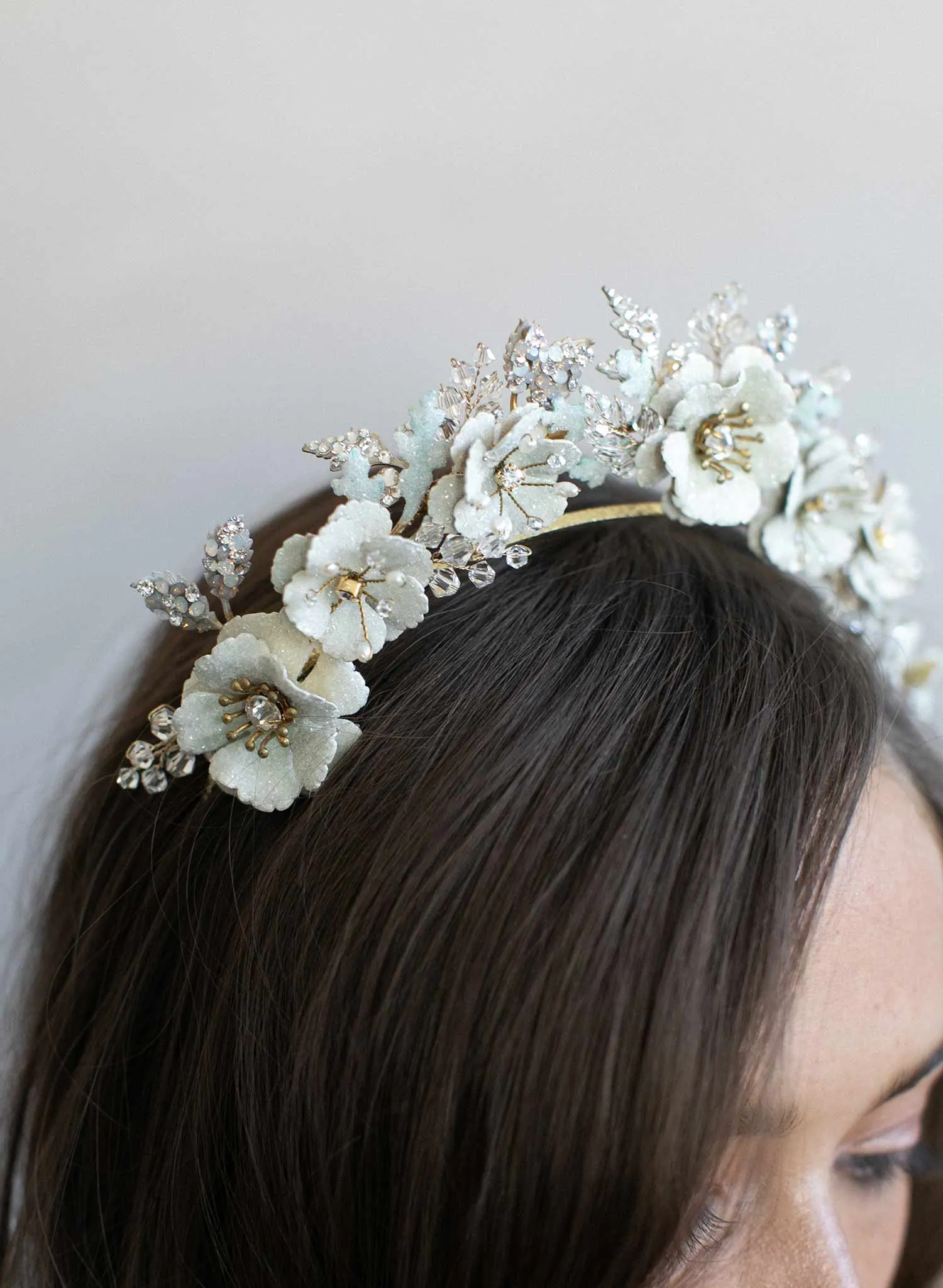 Sugared flowers dream tiara - Style #914