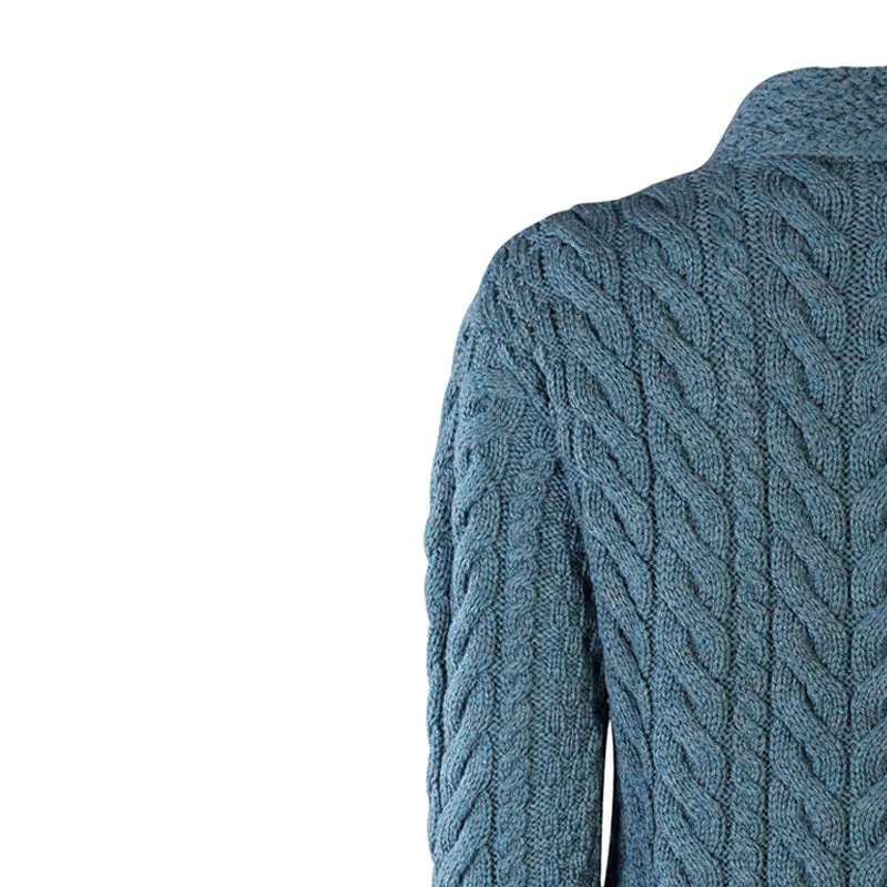 Supersoft Crossover Button Cardigan, Petrol